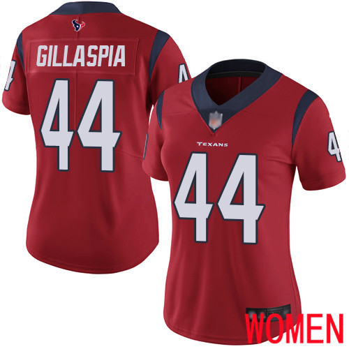 Houston Texans Limited Red Women Cullen Gillaspia Alternate Jersey NFL Football 44 Vapor Untouchable
